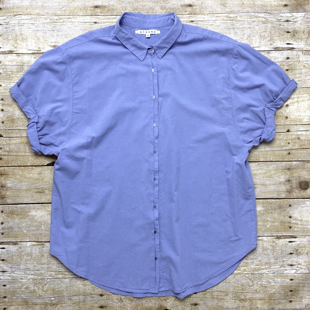 NWOT XIRENA button down short sleeve shirt